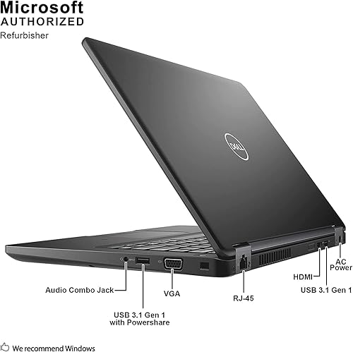 Miniatura 3 de Dell Latitude 5490 - Computadora portátil de negocios FHD de 14 pulgadas, Core i5-7300, gráficos UHD 620, 16 GB de RAM, SSD de 512 GB, HDMI, VGA,