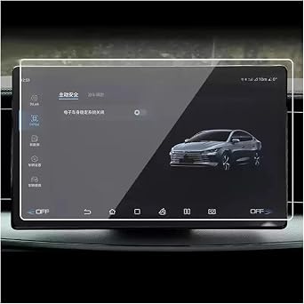 BYD For Celeon 7 EV 2024-Tempered Glass Car Navigation Screen Protector Dashboard Display Sticker Accessories