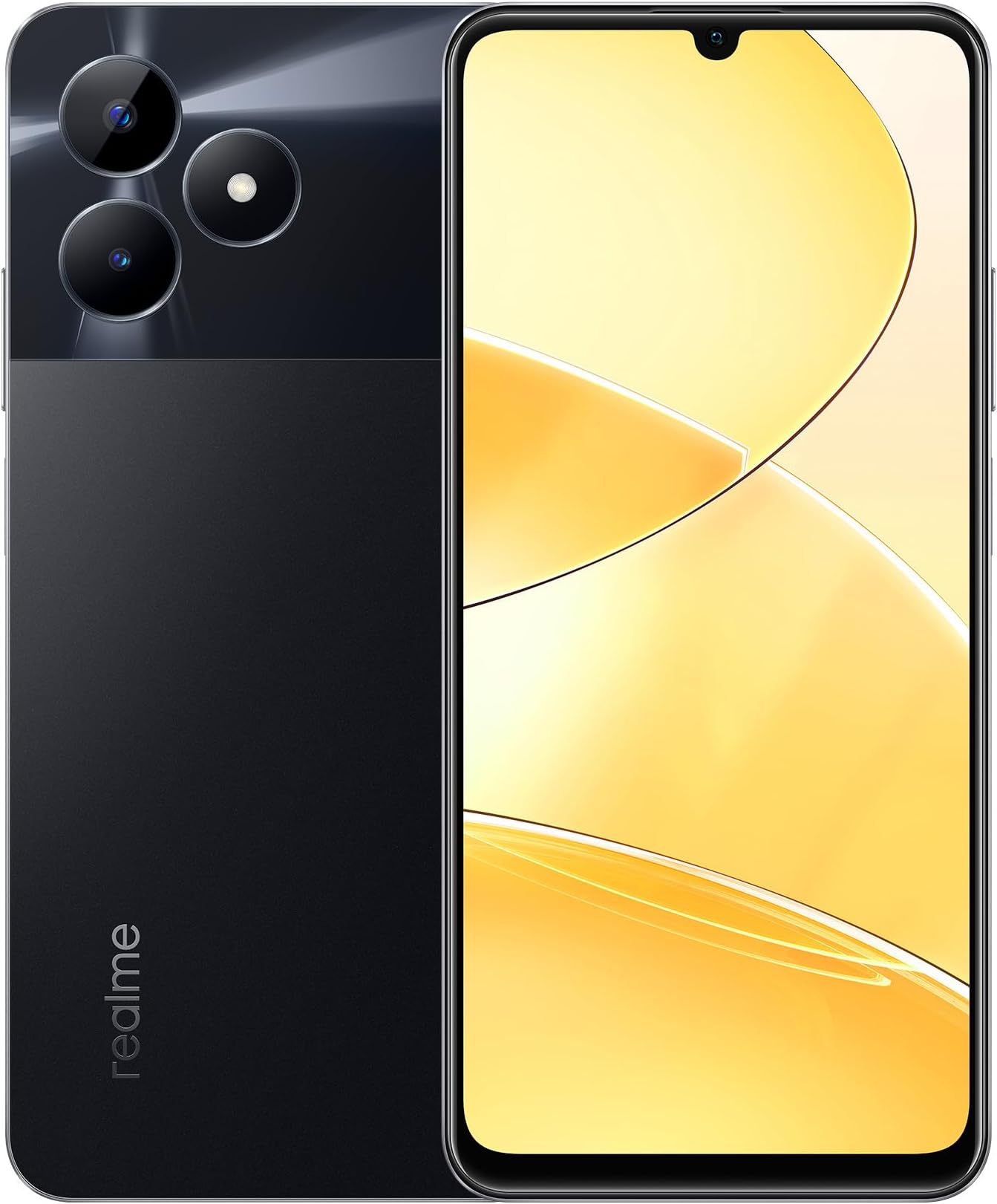 realme Realme C51 Dual-SIM 128GB ROM + 4GB RAM 4G (Carbon Black) - Middle East Version