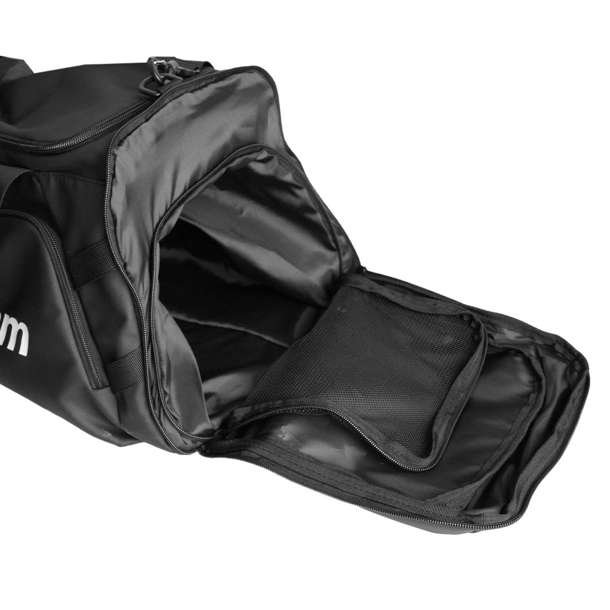 GymBeam Borsa Sportiva Multifunzionale - Borsone da Palestra con Scomparto per Scarpe e Tasche - Borsa Viaggio Fitness 50 Litri - Design Moderno e Resistente, Ideale per Sport e Viaggi