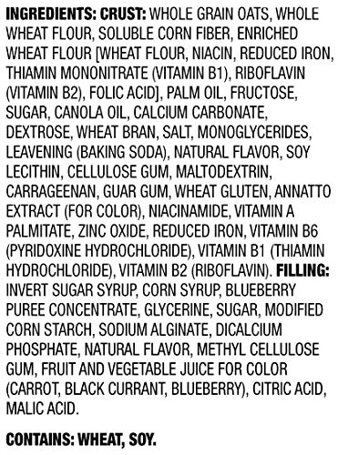 Amazon Brand - Happy Belly Fruit & Grain Cereal Bars, Blueberry, 8 Count (Pack Of 6) #TOP4