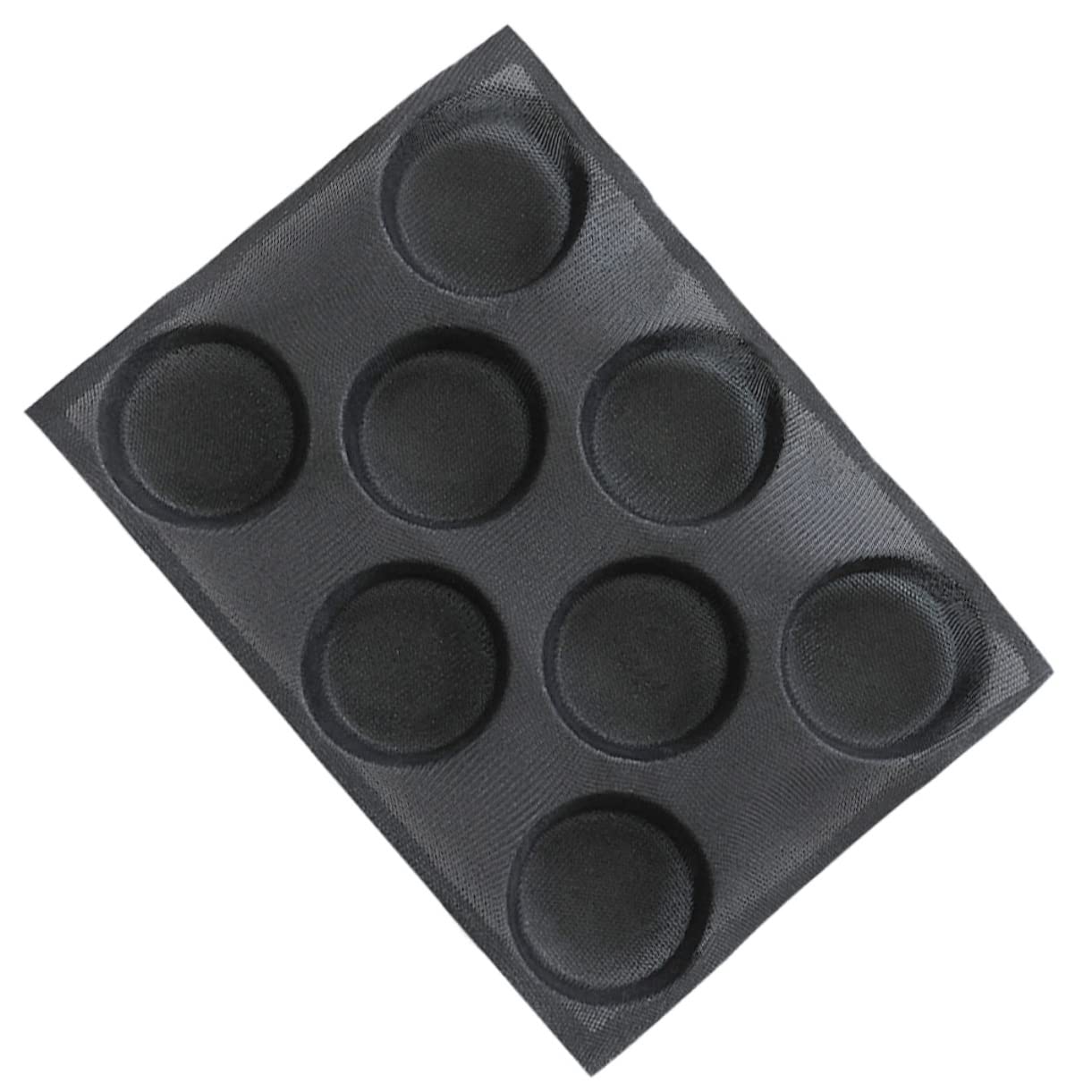 LIFKOME 4pièces Moule à Silicone Antiadhésif Moule Réutilisable Pour Petits Pains Pratique Et Léger Pour Cuisine à Domicile Noir