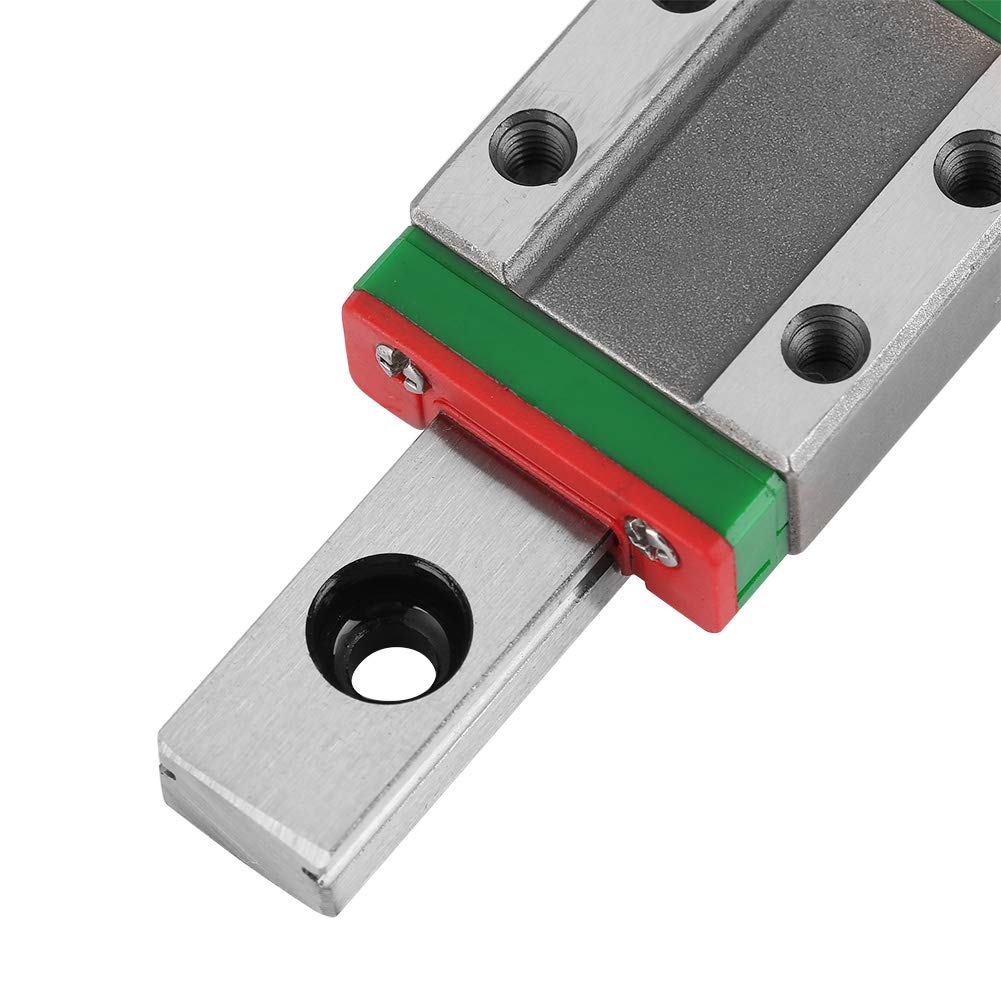 Largeur de rail de guidage linéaire de 9 mm MGN9B 100mm avec 2pcs Bloc de rail MGN9B, bloc de guidage linéaire pour la plupart des équipements automatiques