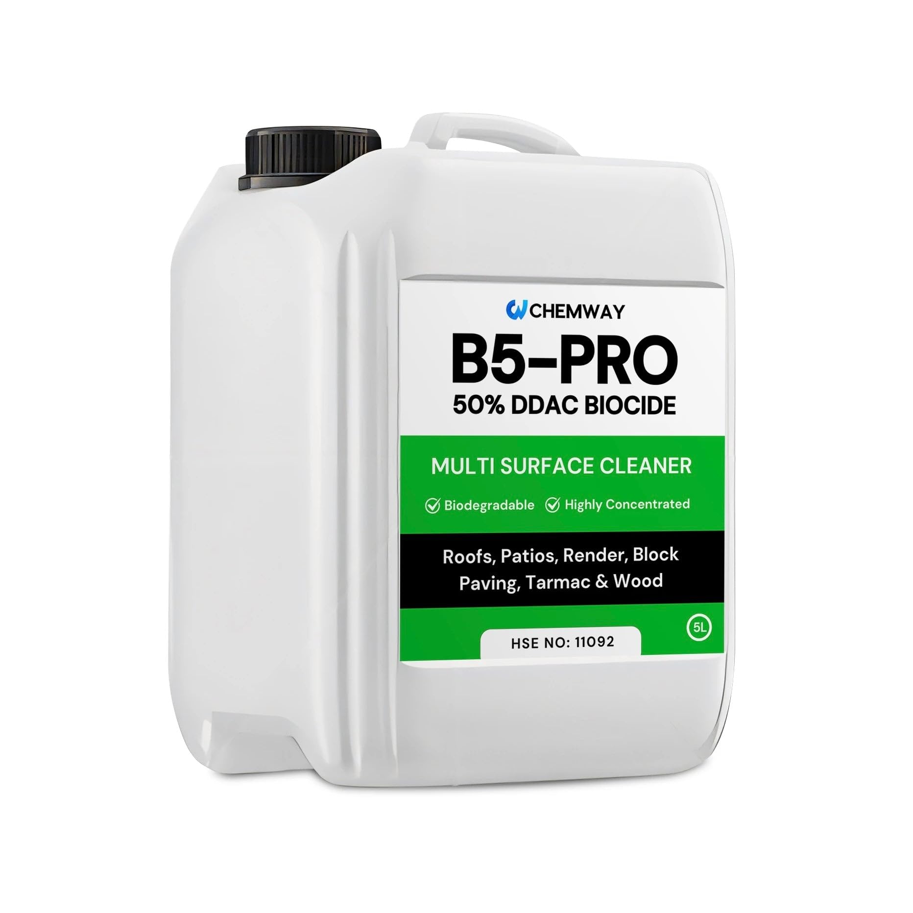 B5-PRO DDAC Biocide 5 Litre - Roof Cleaning, Softwash (Professional Only)