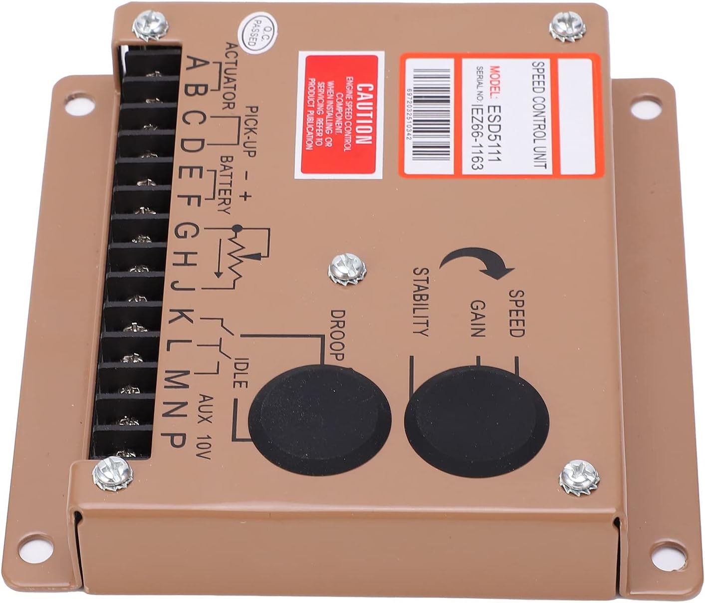 Electronic Governor Generator Engine Speed Control Board