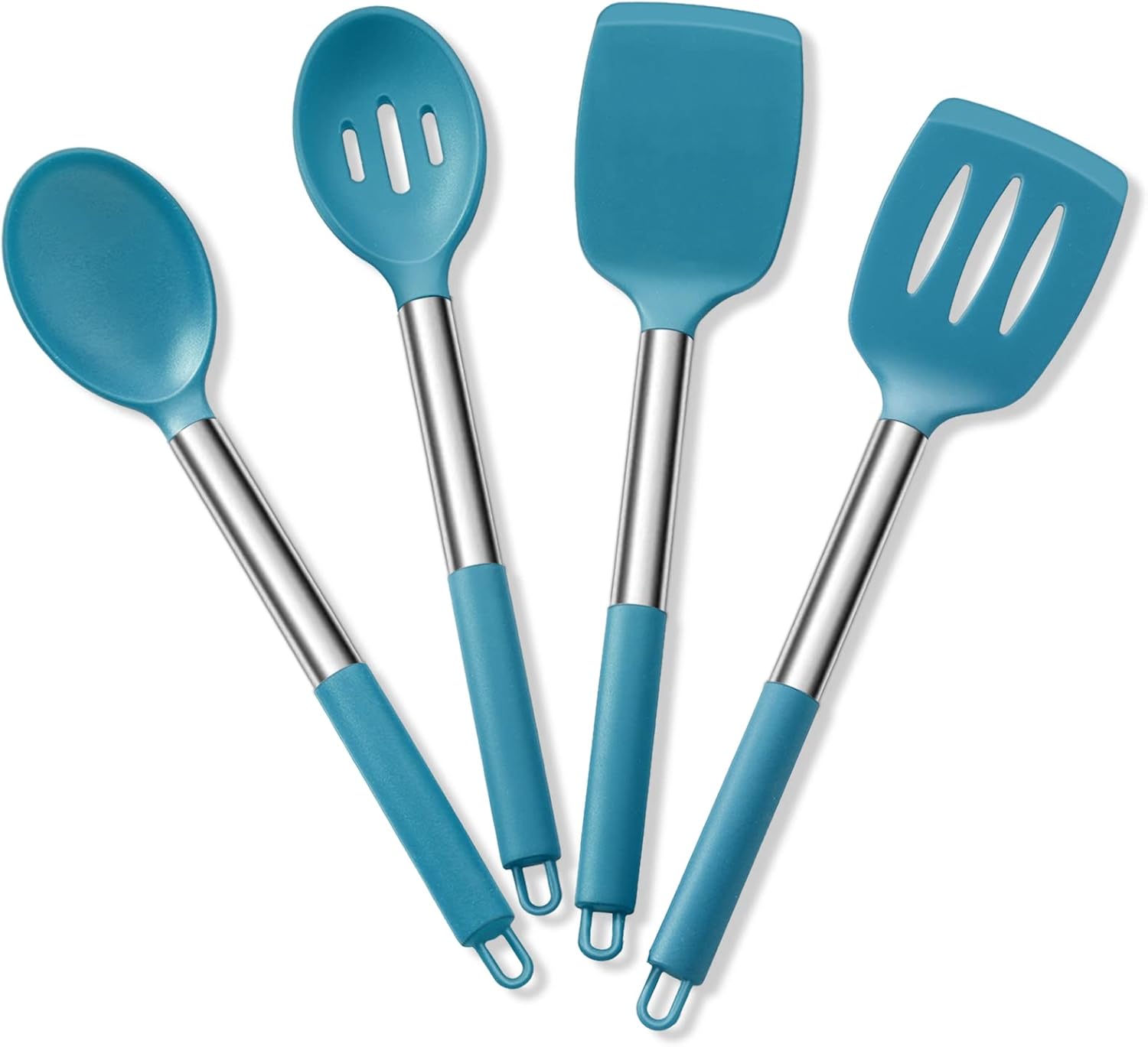 Cooking Utensils Set of 4, Efar Silicone Kitchen Utensils