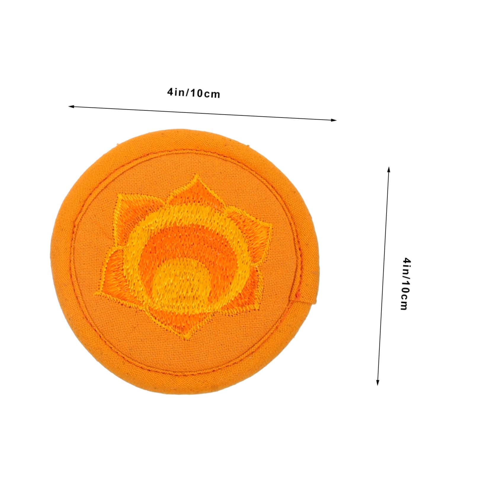 Toyvian Coussin Pour Bol Chantant Tibétain Brodé Lot De 7 Coussins De Protection Pour Bol De Prière Support Compact Pour Et Yoga