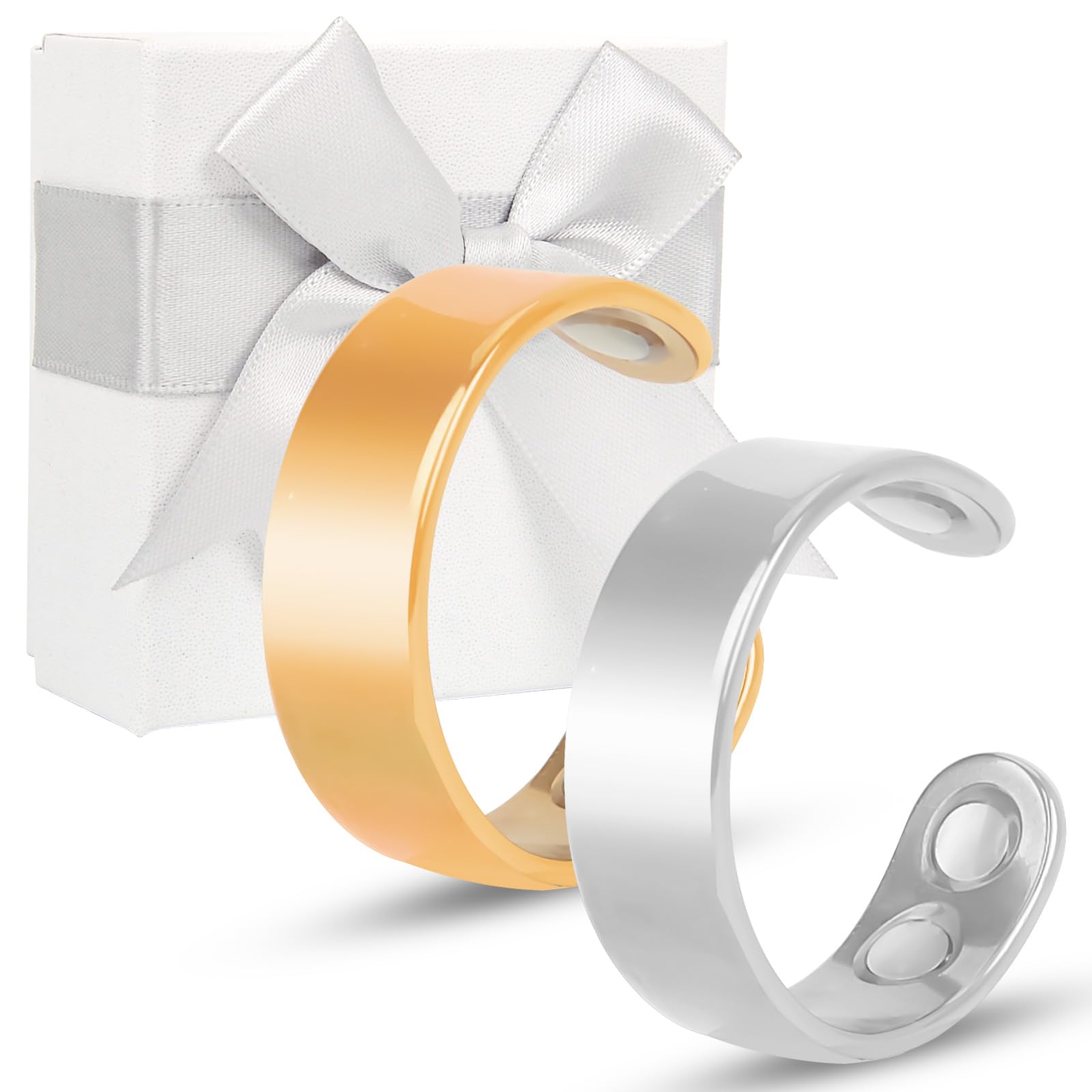 Sömni Ring Damen Wechseljahre Verstellbare Magnetringe Stilvoller Wellness-Ring