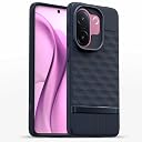 Pikkme Back Cover for Vivo V60e 5G Camera Protection 3D Hexa Cube Design Silicone Protective Bumper Case (Blue) gallery image