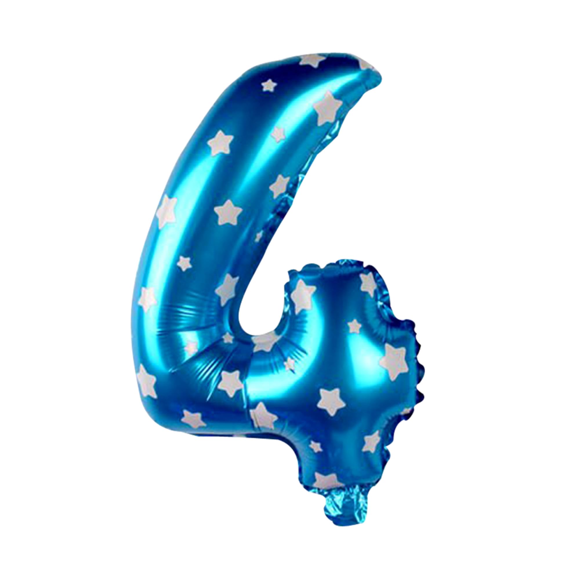 16 Inch Number 4 Fourth Foil Balloon for Birthday Anniversary Party Decoration Blue Pack of 1 Pcs-image-30