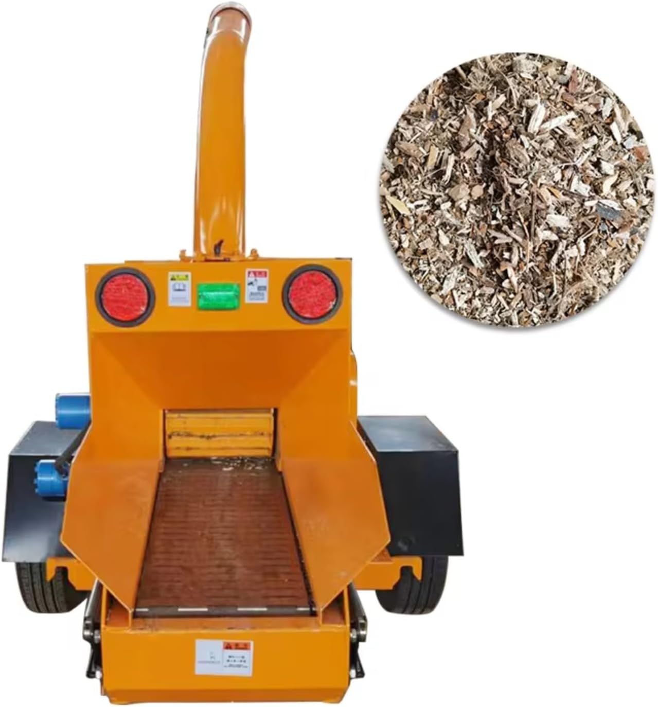 Forestry Mulcher for Tractor, 6 Inch Wood Chipper, Heavy Duty Wood Chipper for Limb Chipping, Brush Clearing & Landscape Maintenance for Rural & Ranch Properties