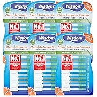 Wisdom Clean Between Brushes 20's Large Purple - Multipack Of 6
