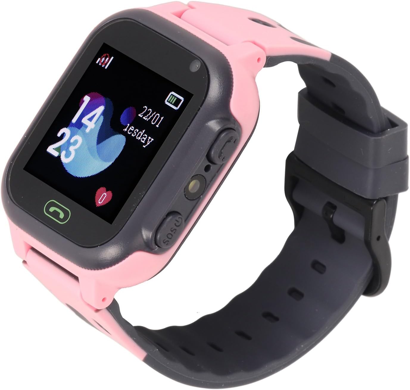 KinderSmartwatch, 2GGPSTracker, KinderTelefonSmartwatch mit SOS