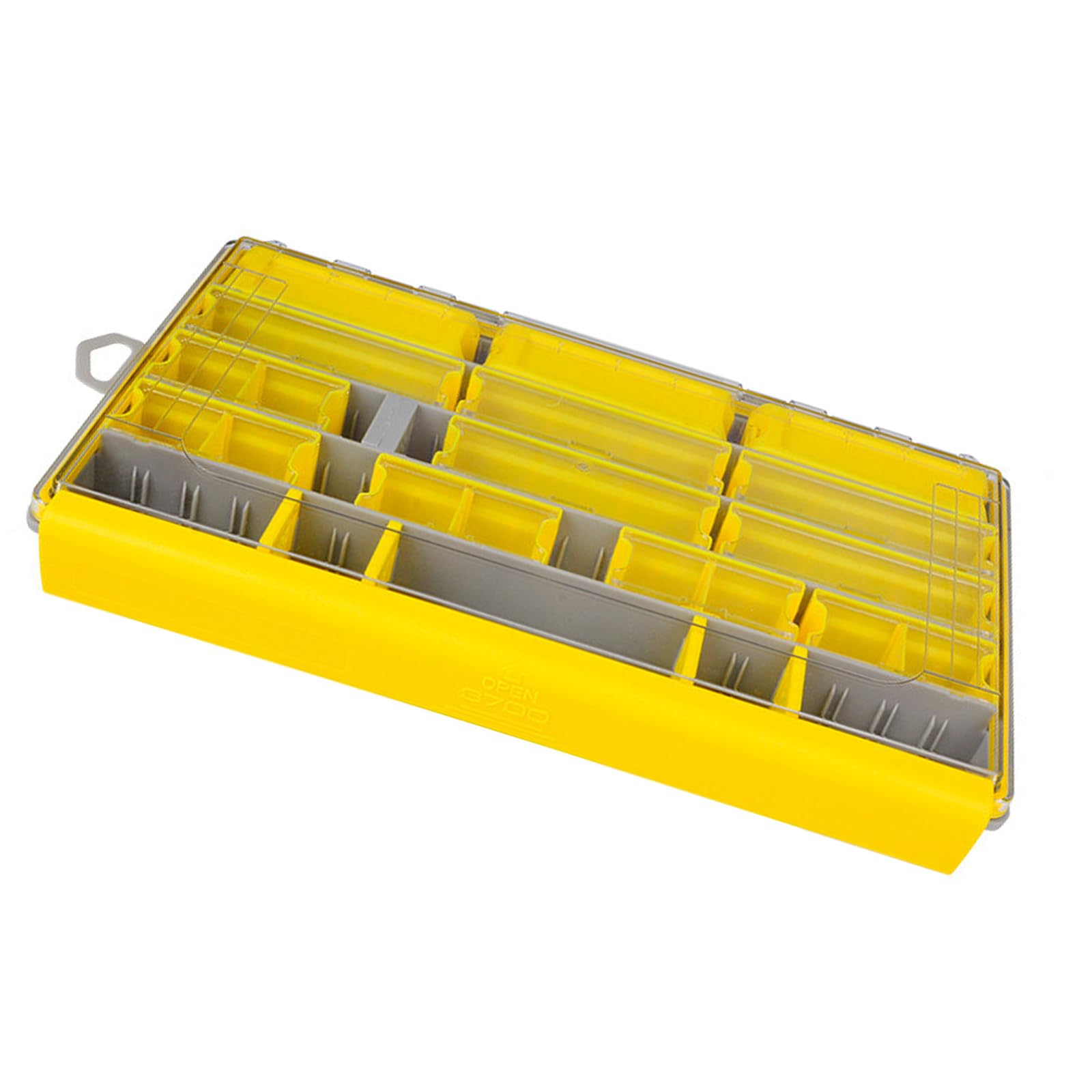 Caja de aparejos de gran capacidad, portátil, multifuncional, impermeable, accesorios para acampar al aire libre, caja de almacenamiento para aparejos