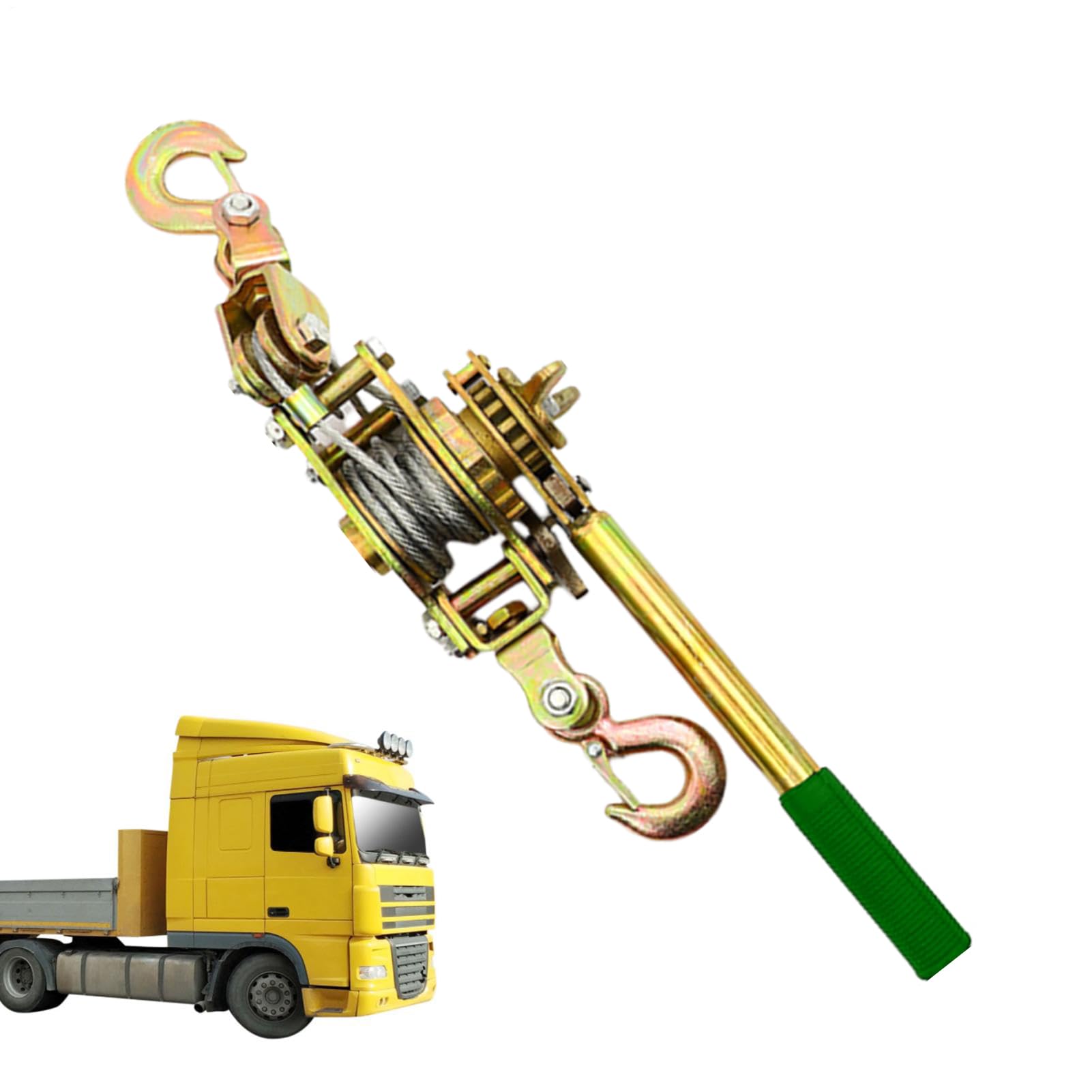 Tensor de alambre de, tensor de cable resistente, de polea de elevación de | trinquete, tensor de trinquete de alambre con engranajes reforzados, tensor manual de cuerda