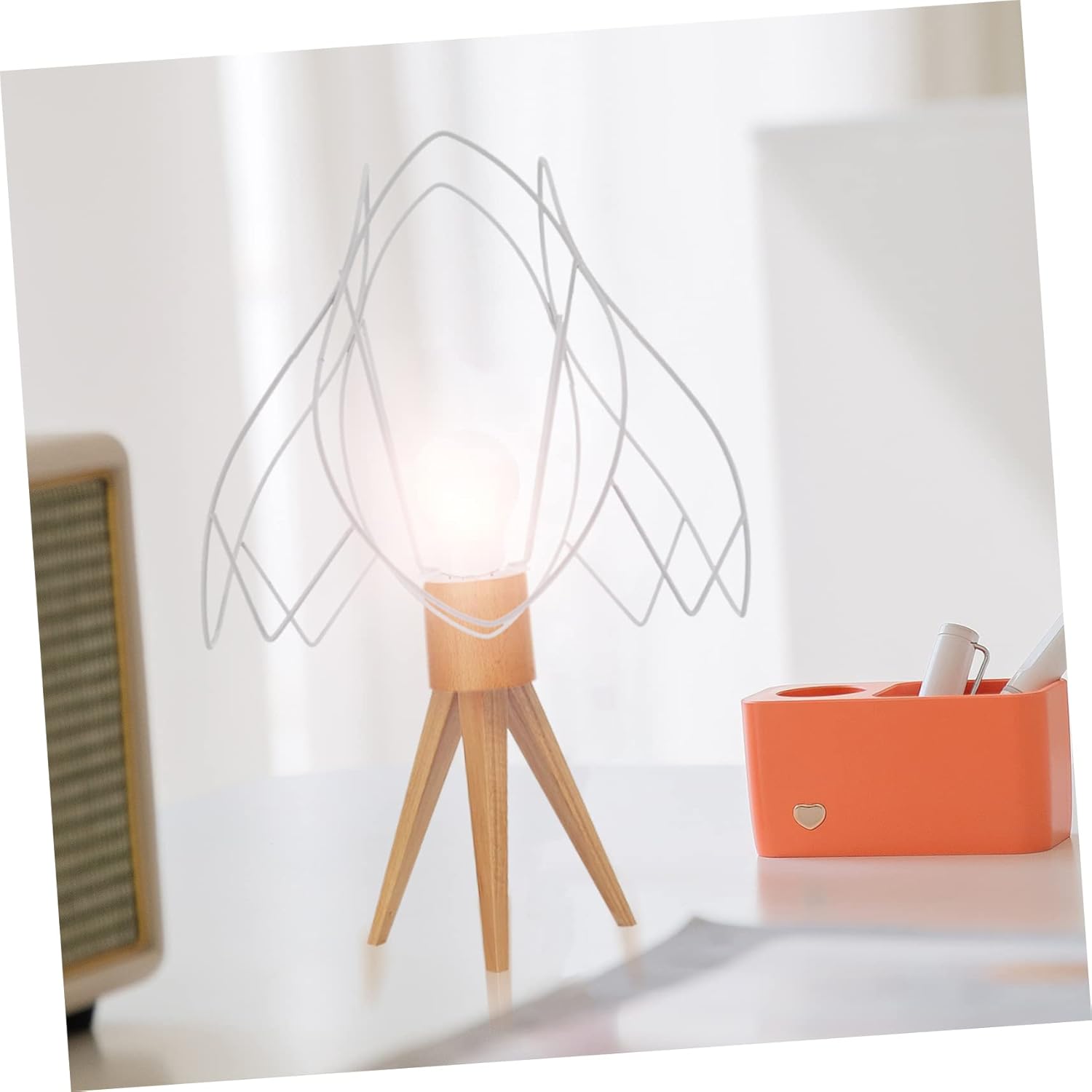 ABOOFAN Modern Light Fixtures Lampshade Frames-wire Diy Lampshade Iron Frame Light Shade Frames