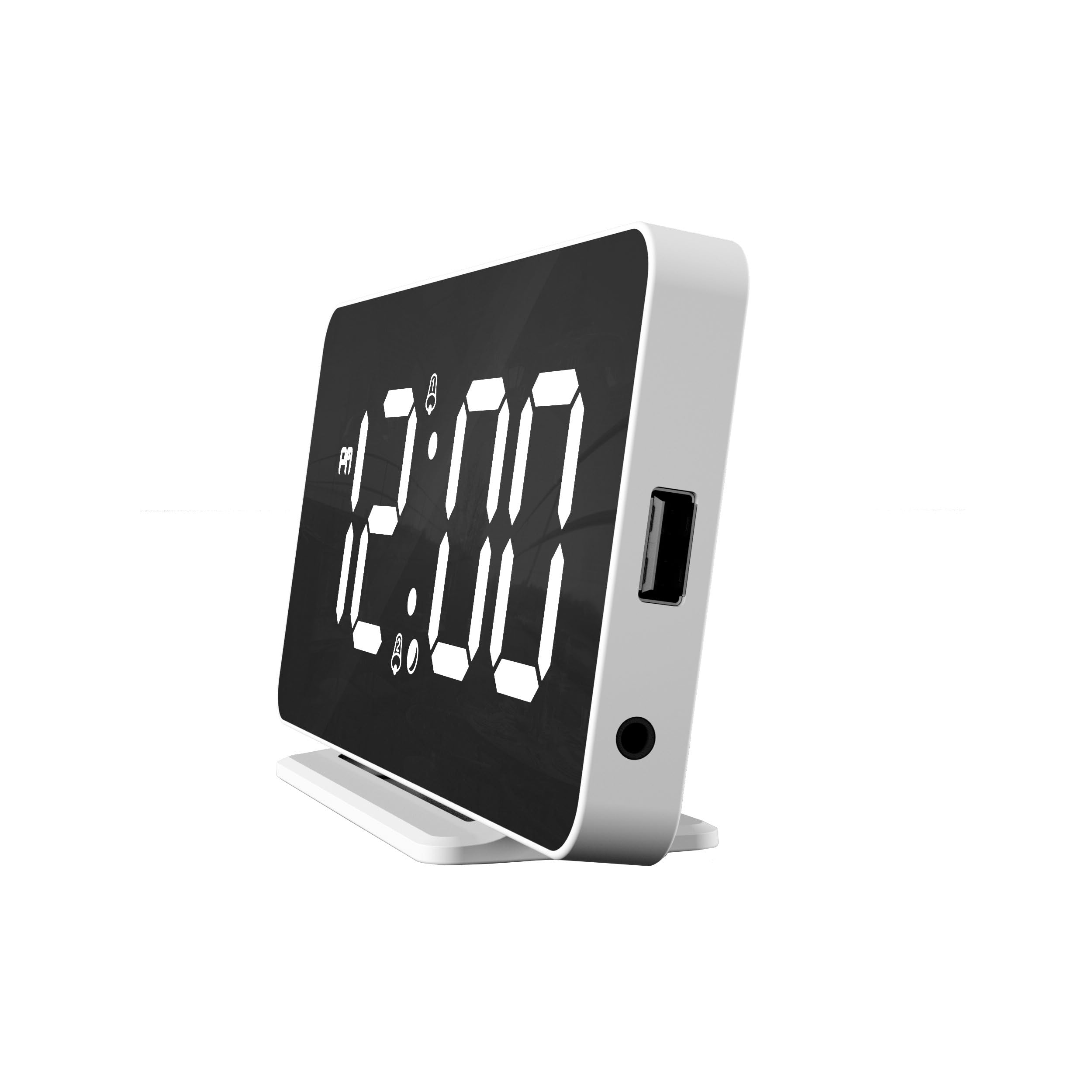 COLSUR Radio Reveil Digital Avec Chargement Sans Fil