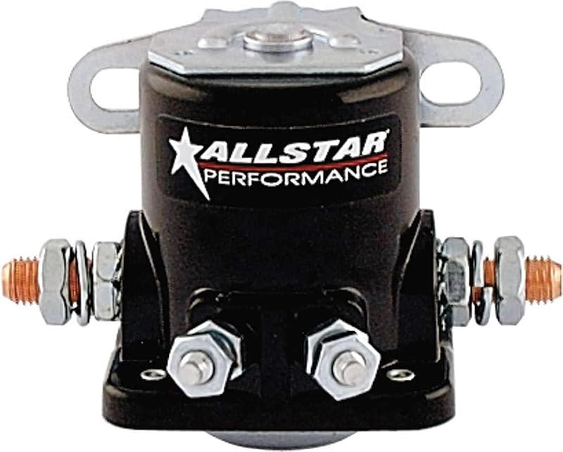 Solenoide de partida estilo Ford Allstar Performance ALL76203-10 preto – Conjunto com 10 unidades