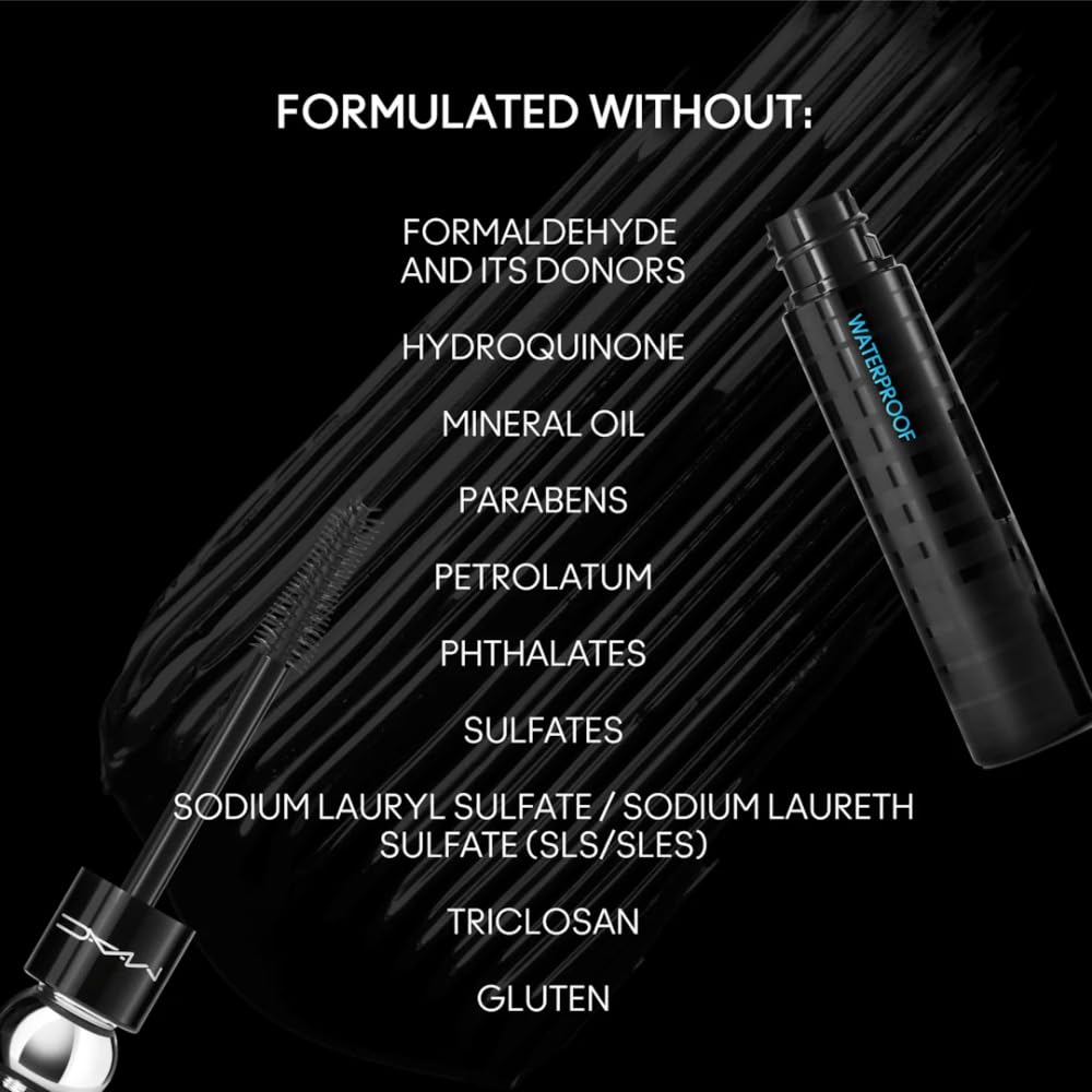 MAC M.A.C.Stack Mega Brush Waterproof Mascara, black - Image 4
