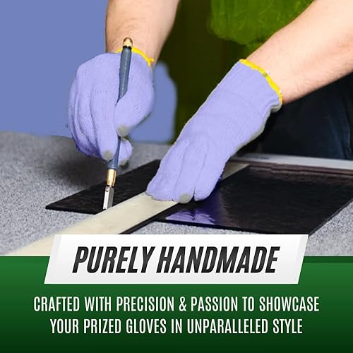 Miniatura 4 de Vitrina doble de lujo para guantes de MMA  Estuche de exhibición de guantes de lucha con base resistente y soporte  Protección UV acrílico