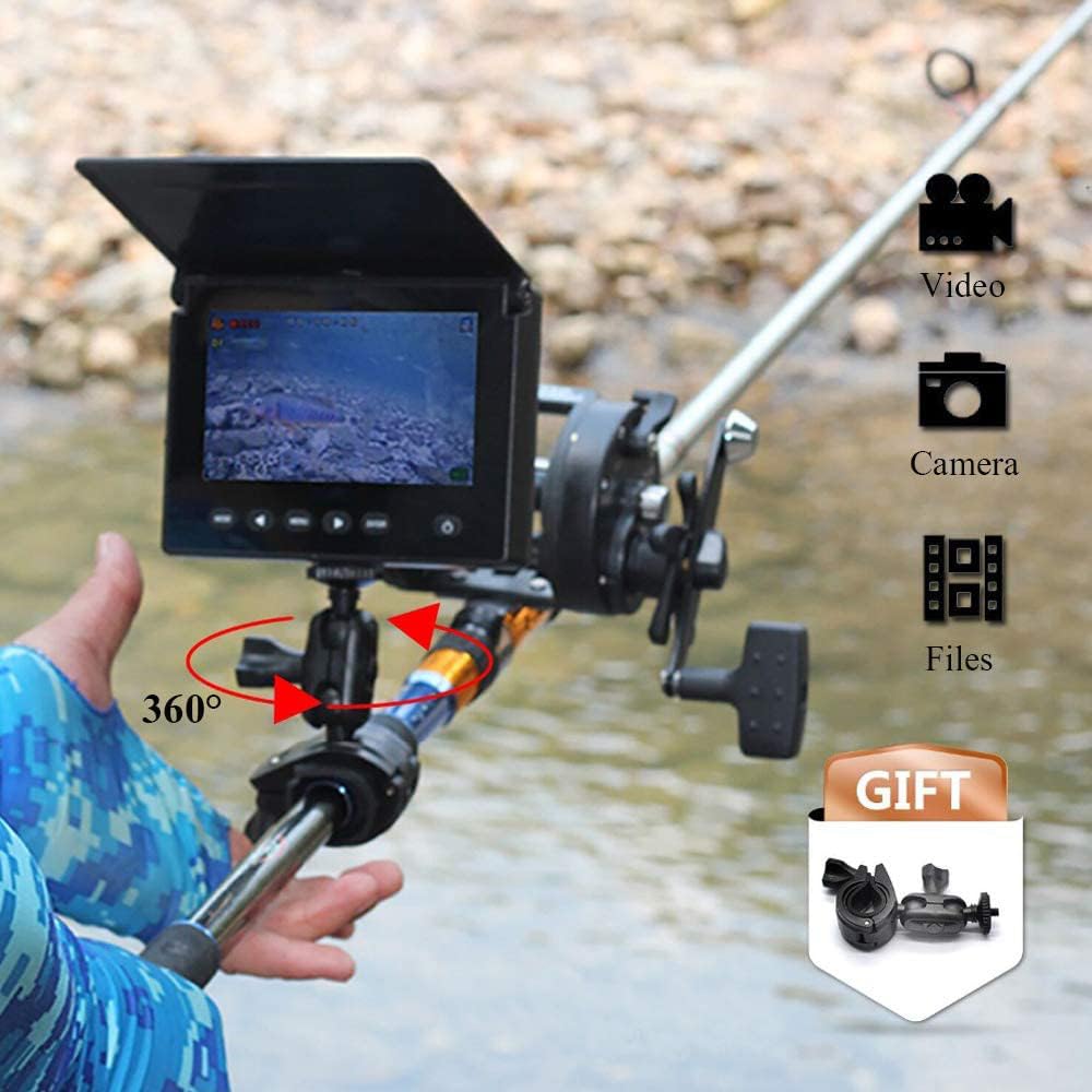 Détecteur De Poissons Avec Caméra Sous-marine - Écran 4,3" HD, Vision Nocturne, Batterie 5000mAh, étanche IP68