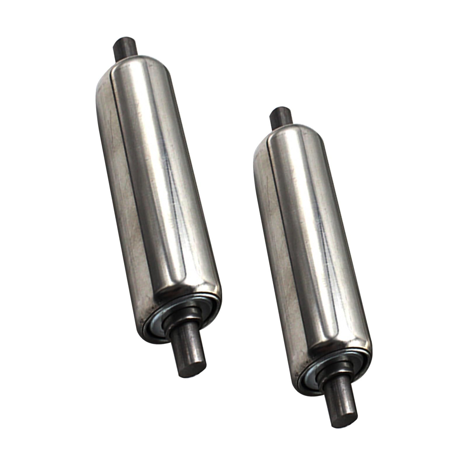 AYCDL 2 Set Heavy Duty Steel Conveyor Belt Rollers, 60mm Diameter x 900mm Length, Smooth Movement Transmission Rollers for Industrial Woodworking Stands, Durable & Re,2 Pcs D60mm/2.4