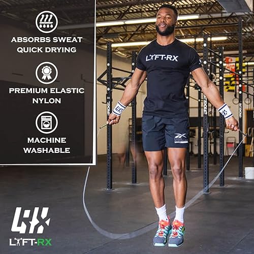 Miniatura 4 de Muñequeras, diseño ajustado para levantamiento de pesas, gimnasio, entrenamiento, entrenamiento cruzado, levantamiento de pesas, deportes,