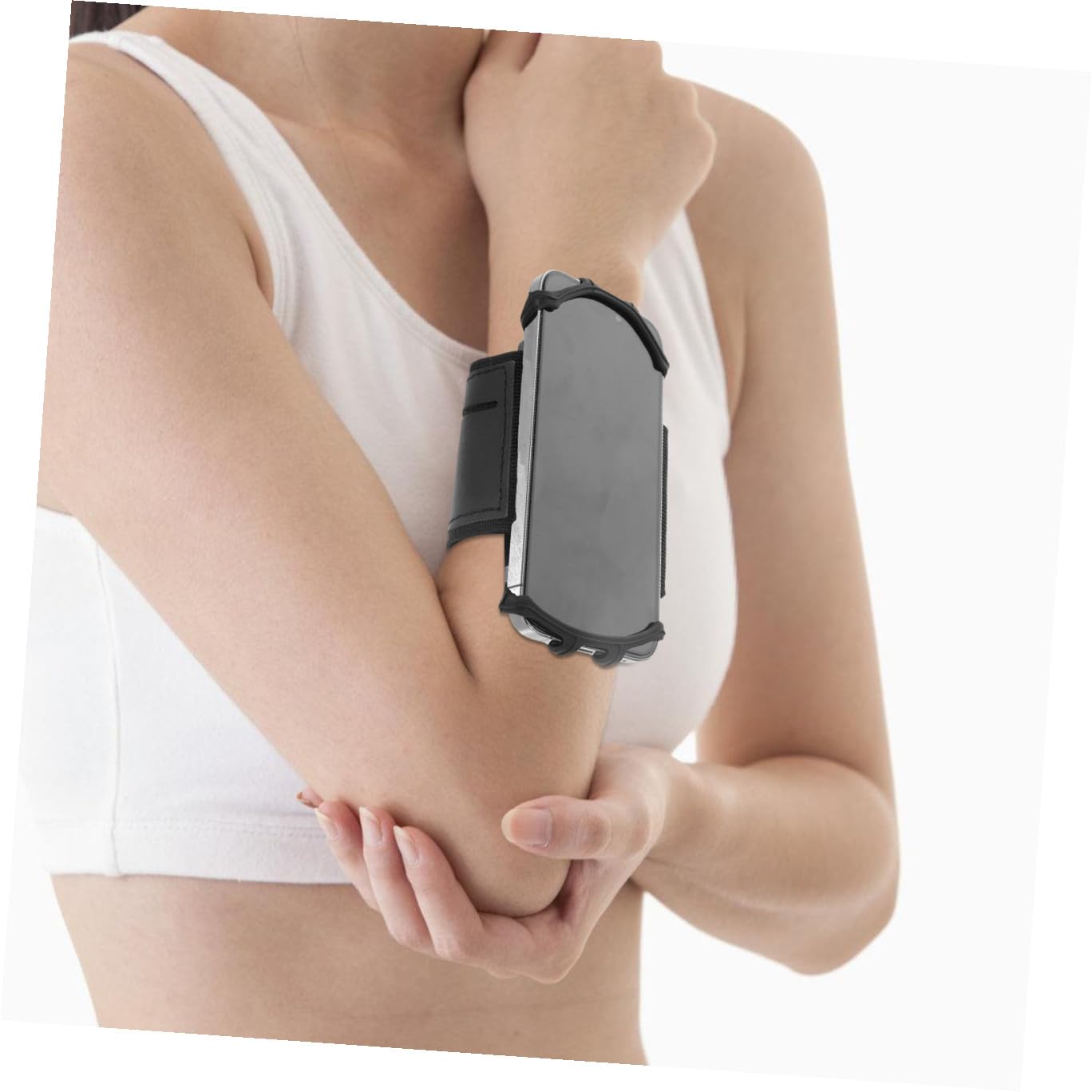 5piezas Deportivo para Teléfono Soporte y Antideslizante Compatible Ciclismo y Running Muñequera para Ejercicio Al Aire