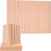 Vista 8 de Paneles acústicos, paquete de 12 paneles de pared autoadhesivos insonorizados hexagonales, 14 x 12 x 0.4 pulgadas, paneles de pared acústicos