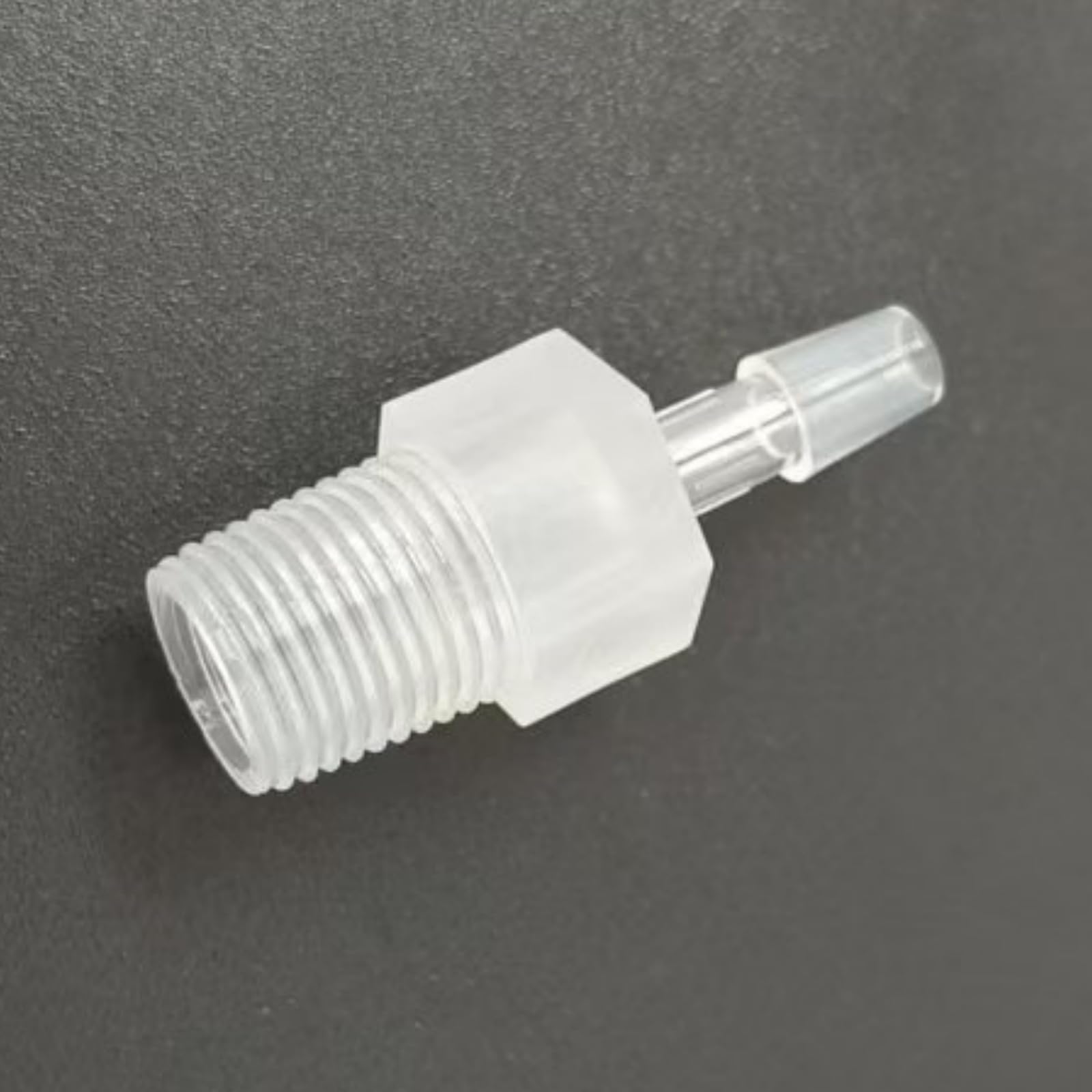 5/32" Barbed to 1/8R Male Thread Adapter Connector - 50PCS Hose Barb Fitting for Laboratory and Food Machinery