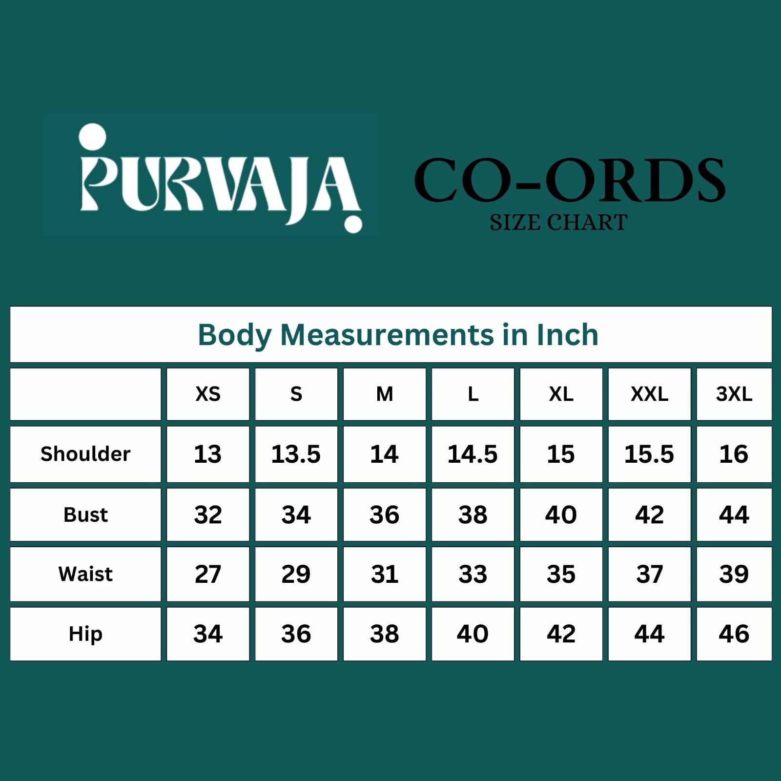 PURVAJA Women’s Mini Co-Ords (Razy-003_Red_Large) 4