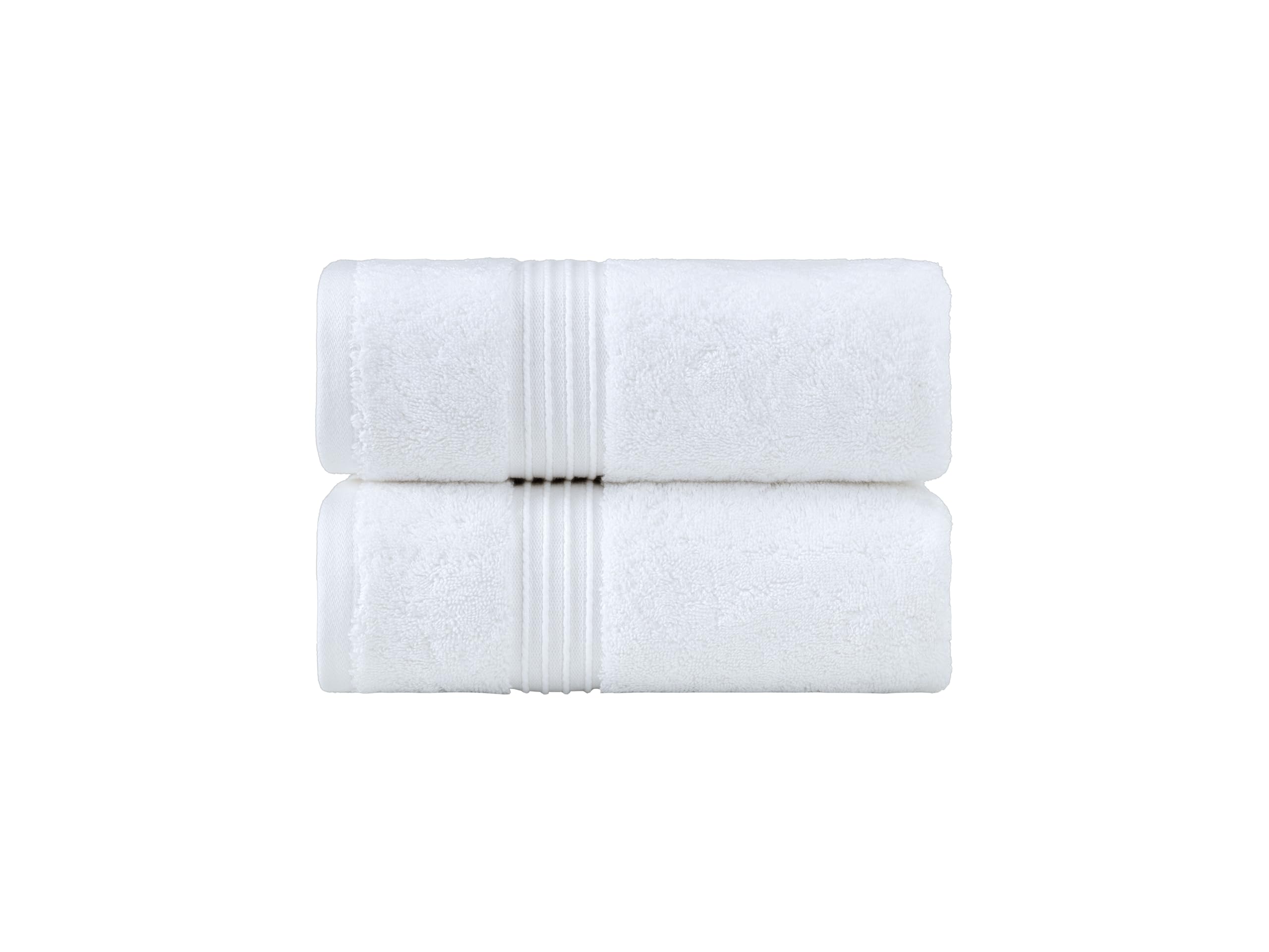 Milara Turkish Super-Plush Bathroom Hand Towels Set 2-Piece Premium Cotton Hand Towels Set Absorbent Durable with Hanging Loops