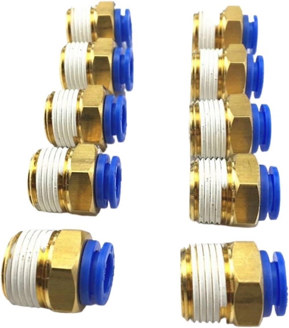 1pcs KQH08-02S KQH06-02S KQH08-01S KQH08-03S Air hose connector quick connector(KQH08-02S)