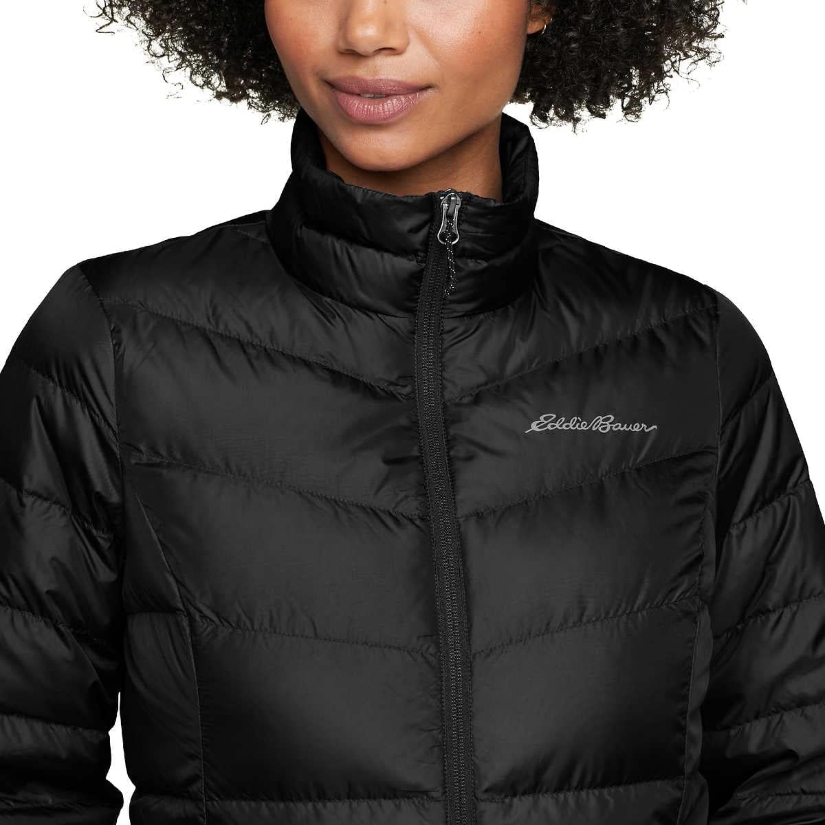 Eddie Bauer Women's Midweight Chevron Quilt Down Jacket - Image 4