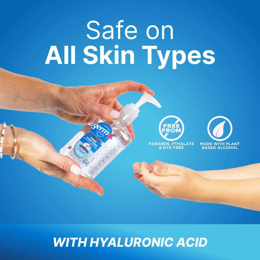 Amazon.com: Germ-X Hydrating Hand Sanitizer, with Hyaluronic Acid