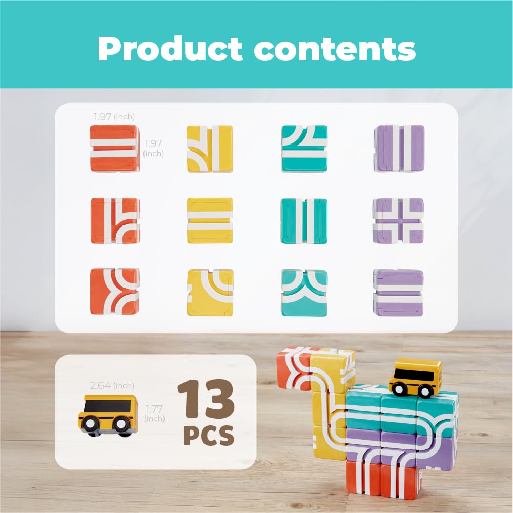 Amazon.co.jp: QBI ❘ 14pcs マグネットブロック 磁石 マグネット