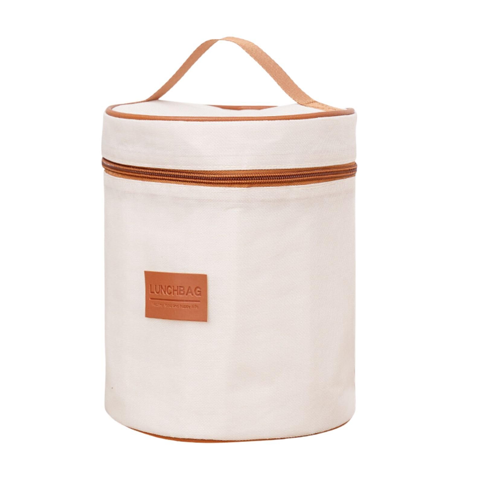 XINGNIAO Japanese Minimalist Lunch Bag, Thickened Aluminum Foil Insulated Bento Bag for Womens and Office Workers