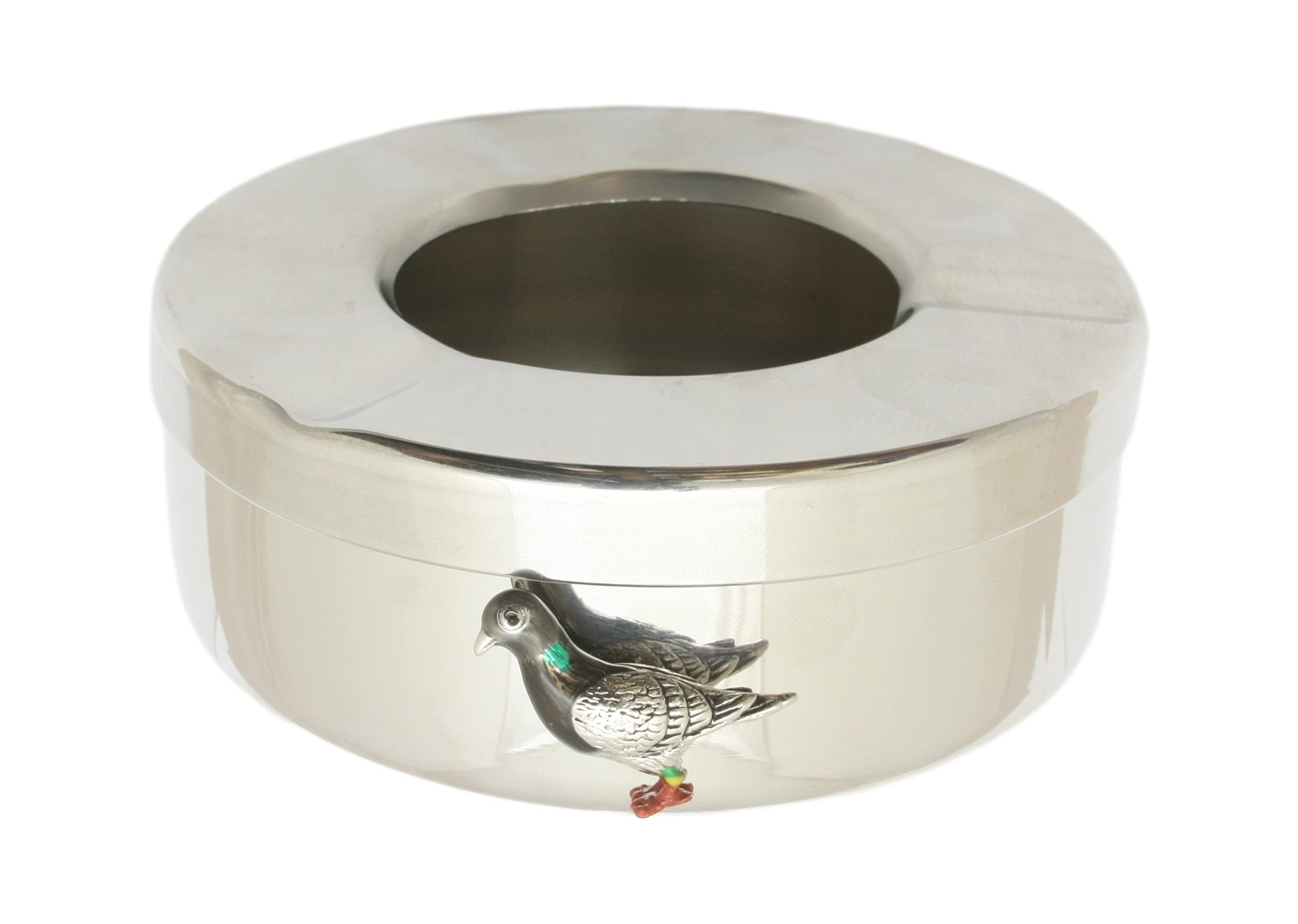 Pigeon Ashtray Round Windproof With FREE ENGRAVING Gift 581