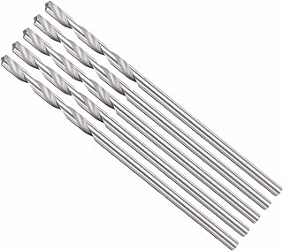 드릴 비트, 1.7mm 커팅 직경, 4241 HSS 118° 절단 각도 코팅되지 않은 밝은 다용도 자버 비트 - (용도: 플라스틱 목재 소프트 메탈 드릴링용), 5피스