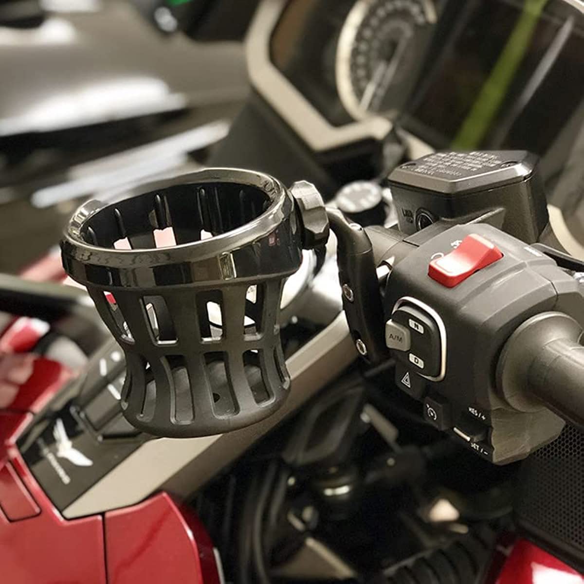 Amazon.com: Motorcycle Cup Holder Handlebar Drink Cup Holder