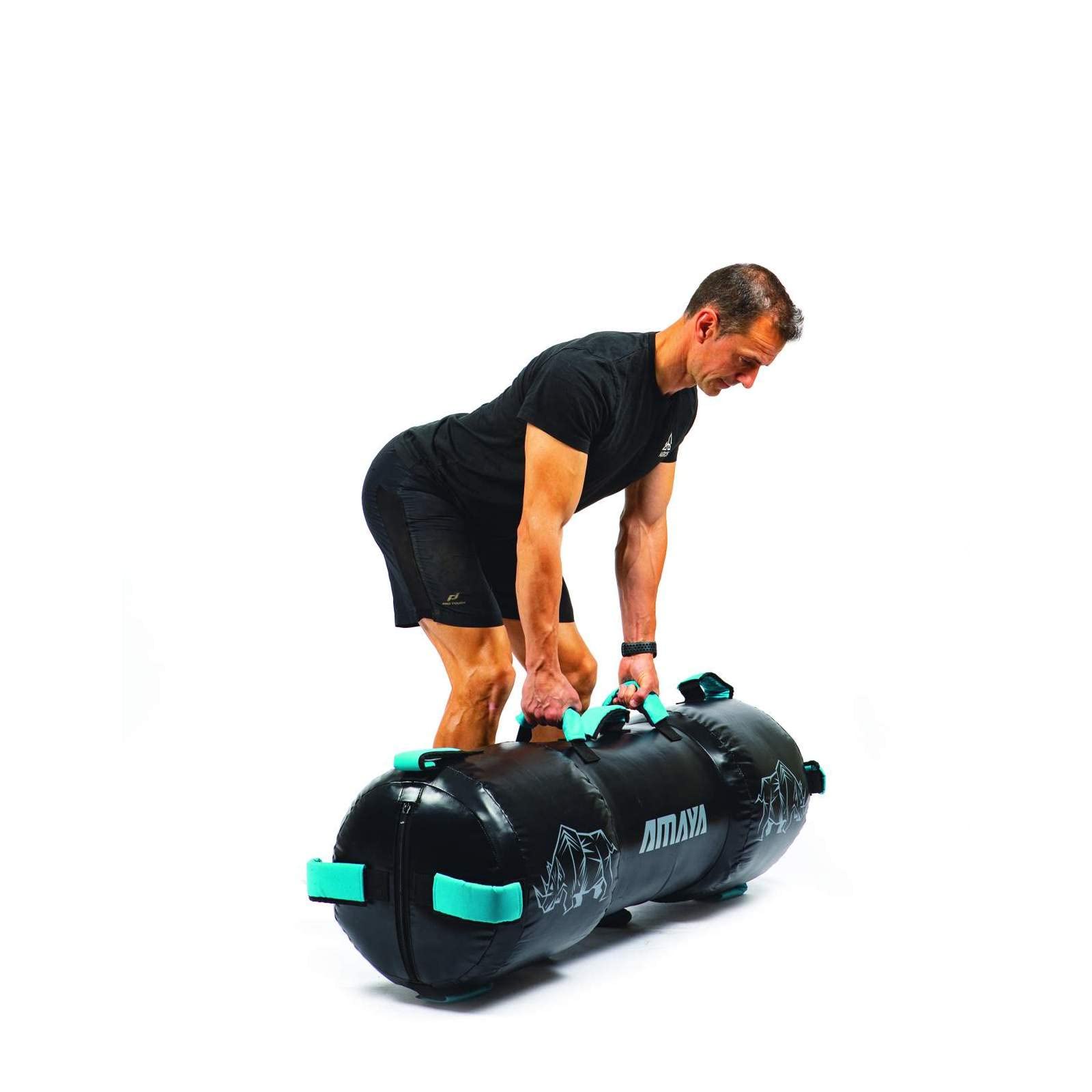 AMAYA SPORT Torba Monster - 45 kg, wytrzymały worek na piasek, wygodne i ergonomiczne uchwyty, trening funkcjonalny i mięśnie, przysiady, fitnessu, siłownia