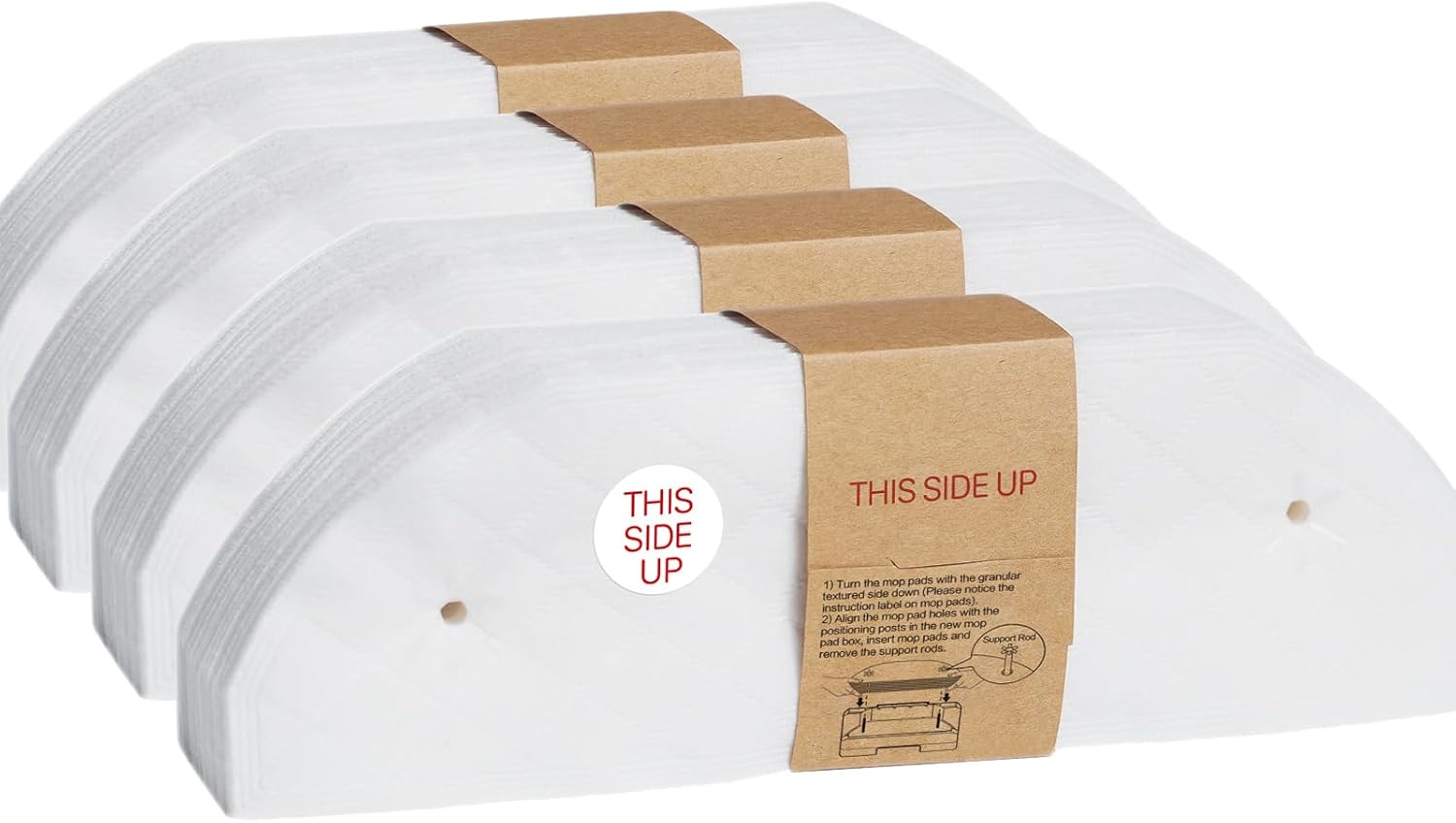 NOESIS Florio 160pcs Disposable Mop Pads