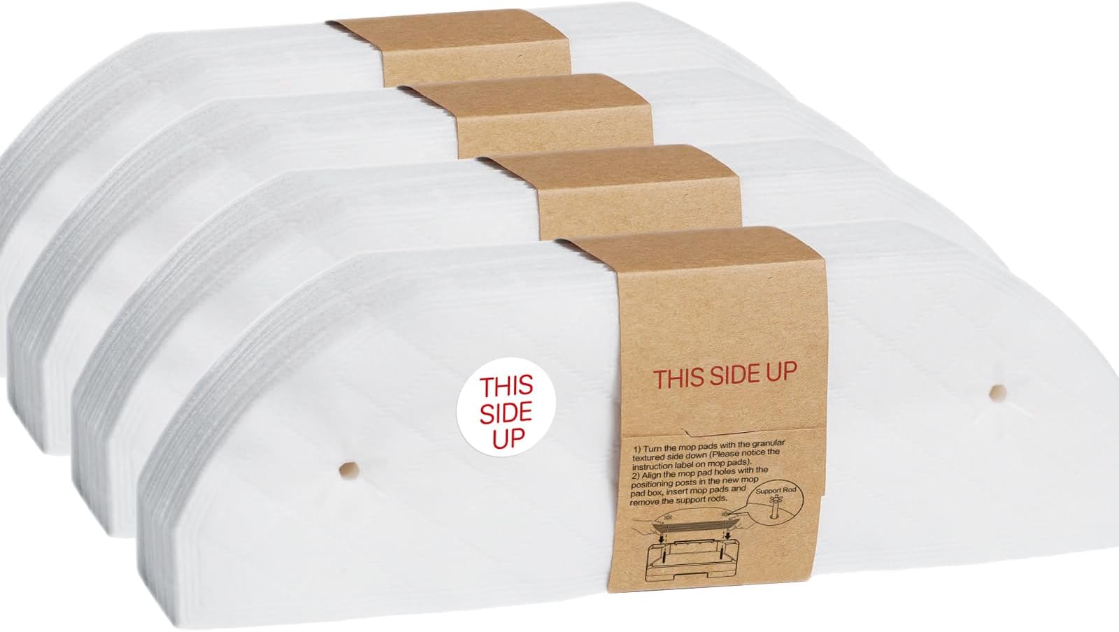 NOESIS Florio 160pcs Disposable Mop Pads