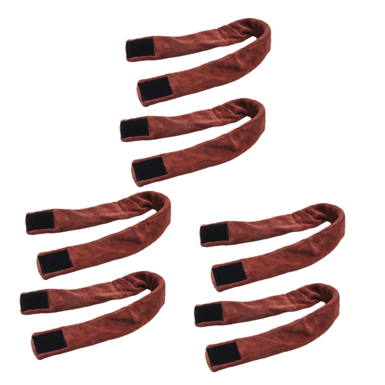 FRCOLOR 6pezzi Fascia Per Assorbente Microfibra Asciugamano Per Uso Professionale Salone Spa e Casa Per Trucco e Personale