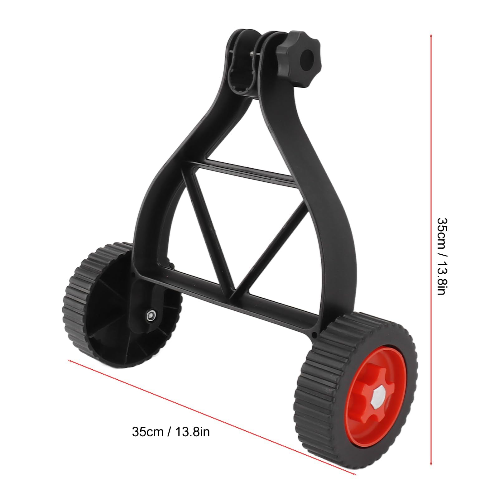 Ruedas de soporte inalámbricas para recortadora de césped, ligeras y portátiles, adecuadas para varios terrenos