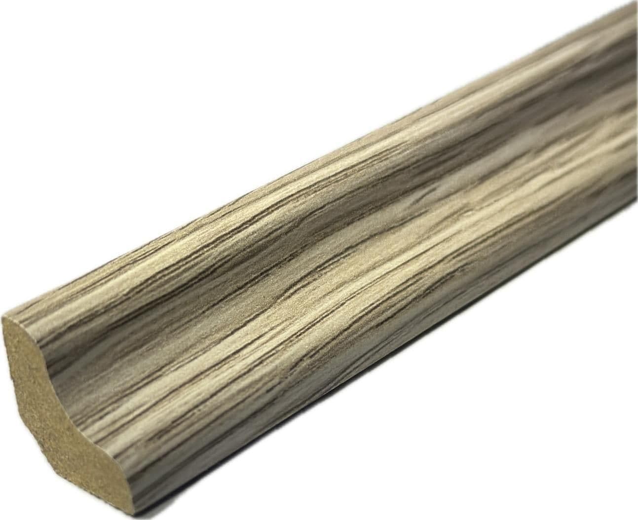 Laminate & Wood Floor Scotia Beading 818 Ash Grey (2.4m Length - 18mm Scotia) (Mushroom, Pack of 5)
