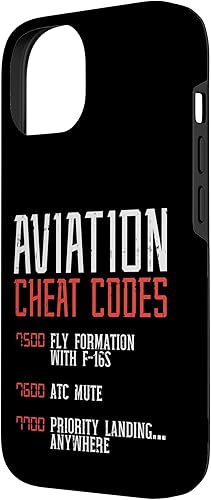 Miniatura 5 de Funda de regalo ATC para iPhone 14 Pro Aviation Cheat Codes Funny Airplane Humor Pilot