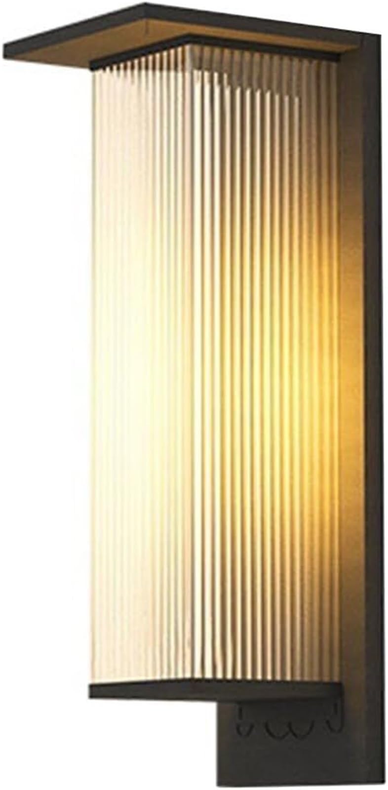 HELCEKOU Wall Light Sconce Solar Outdoor Cordless Waterproof Sconces Powered Porch Lights Outside(51cm)