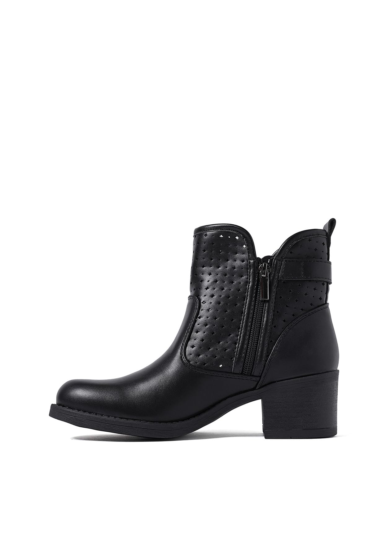 QUEEN HELENA Stivaletti Bassi Traforati con Tacco Basso Casual Donna X30-107