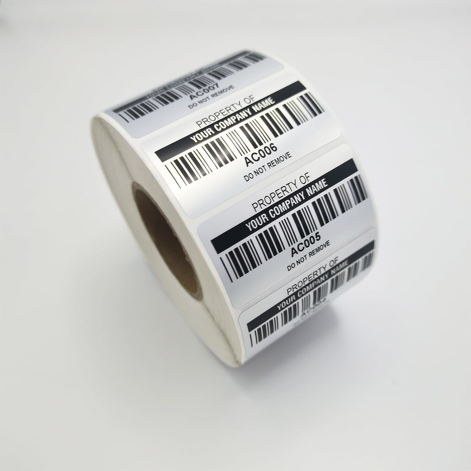 Amazon.com: Slogokey Custom Barcode Stickers with Asset Tag | Durable ...